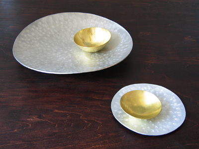 うつわ クウ >> ショップ >> 入荷情報 >> 稲垣 大 鍛金の器