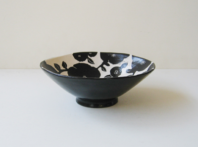 矢島操　陶板画　18cm角サイズ 入荷情報 >> 矢島操さんの掻き落としの器